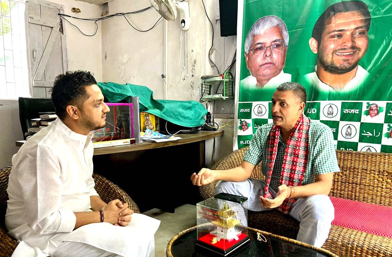 नेता कञ्चन झाको बिहार भ्रमणः प्रदेशस्तरमा हुनसक्ने सहयोग आदान–प्रदानका विषयमा चर्चा